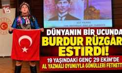 Dünyanın Bir Ucunda Burdur Rüzgârı Estirdi! 19 Yaşındaki Arda, 29 Ekim’de Al Yazmalım Oynadı