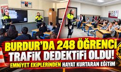 Burdur’da 248 Öğrenci Trafik Dedektifi Oldu! Emniyet Ekiplerinden Hayat Kurtaran Eğitim