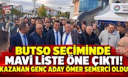 BUTSO Seçiminde Mavi Liste Öne Çıktı! Kazanan Genç Aday Ömer Semerci Oldu