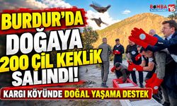 Burdur’da Doğaya 200 Çil Keklik Salındı! Kargı Köyünde Doğal Yaşama Destek