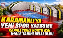 Karamanlı’ya Yeni Spor Yatırımı! Kapalı Tenis Kortu İçin İhale Tarihi Belli Oldu