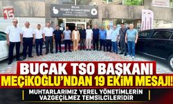 Bucak TSO Başkanı Meçikoğlu’ndan 19 Ekim Mesajı! “Muhtarlarımız Yerel Yönetimlerin Vazgeçilmez Temsilcileridir”