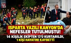 Isparta Yazılı Kanyon’da Nefesler Tutulmuştu! 14 Kişilik Ekipten 13’ü Kurtarıldı, 1 Kişi Hayatını Kaybetti