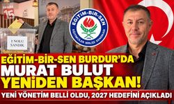 Eğitim-Bir-Sen Burdur’da Murat Bulut Yeniden Başkan! Yeni Yönetim Belli Oldu, 2027 Hedefini Açıkladı
