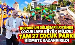 Burdur’un Gölhisar İlçesinde Çocuklara Büyük Müjde! Tam 27 Çocuk Parkı Hizmete Kazandırıldı