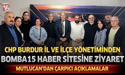 CHP Burdur İl, Merkez İlçe Başkan ve Yönetiminden Bomba15 Haber'e ziyaret