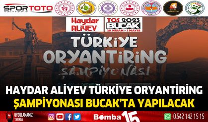 Haydar Aliyev Türkiye Oryantiring Şampiyonası Bucak’ta Yapılacak