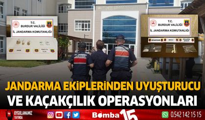 Jandarma Ekiplerinden Uyuşturucu ve Kaçakçılık Operasyonu