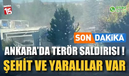 Ankara'da terör saldırısı, şehit ve yaralılar var