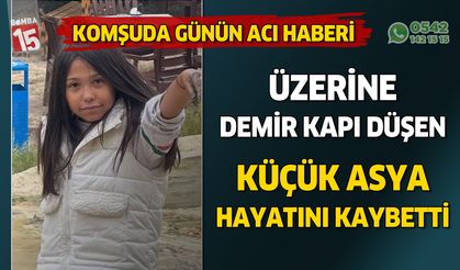 Denizli'de üzerine demir kapı düşen küçük kız hayatını kaybetti