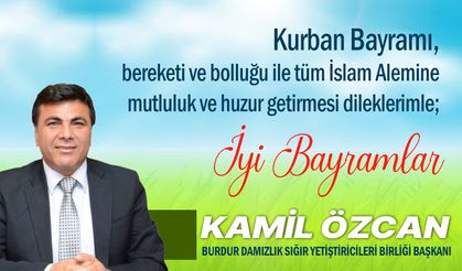TDSYMB Genel Başkanı Kamil Özcan'dan Kurban Bayramı mesajı