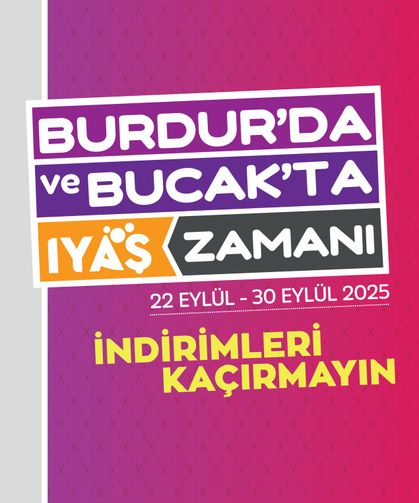ıyaş market burdur ve bucak indirim