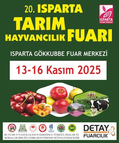 Isparta Tarım ve Hayvancılık Fuarı kapılarını açıyor