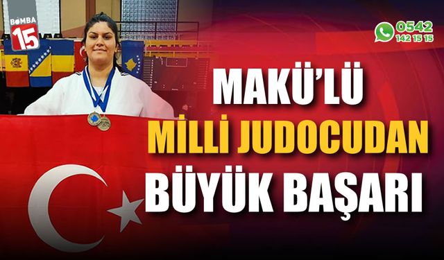 MAKÜ’lü Milli Judocu Gizem Coşkun, 23 Yaş Altı Balkan Judo Şampiyonası’nda Üçüncü Oldu