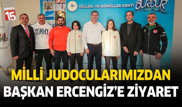 Burdurlu Milli Judocularımızdan Başkan Ercengiz’e Ziyaret