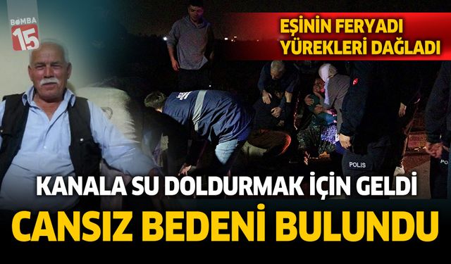 Antalya'da sulama kanalında cansız bedeni bulundu