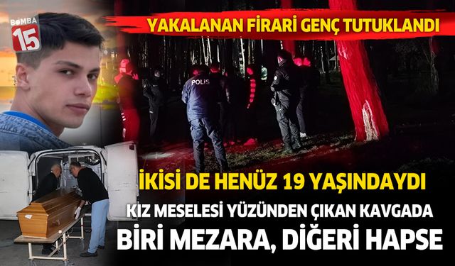 Kız meselesi yüzünden kan aktı. Firari genç yakalanarak tutuklandı