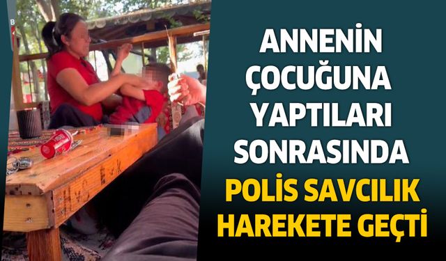 Isparta'da bir anne, çocuğunu darp ederken cep telefonu kamerasına yansıdı