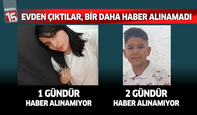 Denizli'de kaybolan iki çocuktan haber yok