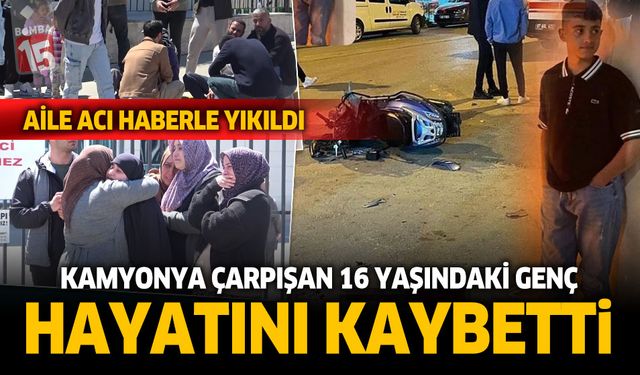 Antalya'da motosiklet ve kamyon çarpıştı. Genç motosikletli hayatını kaybetti
