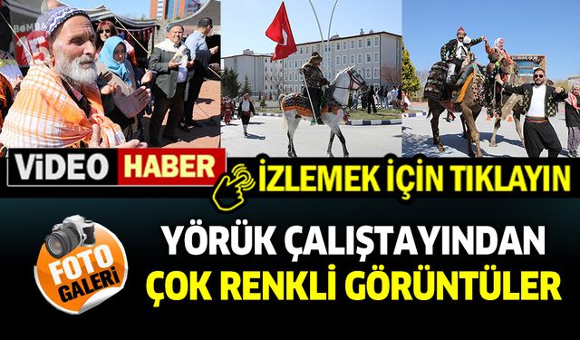 MAKÜ Yörük Çalıştayı temsili yörük göçünden renkli görüntüler