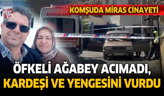 Denizli'de ağabey miras kavgasında kardeşi ve yengesini öldürdü