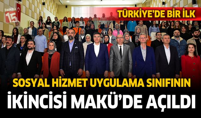 Türkiye’de bir ilk olarak açılan Sosyal Hizmet Uygulama Sınıfının ikincisi hizmete açıldı