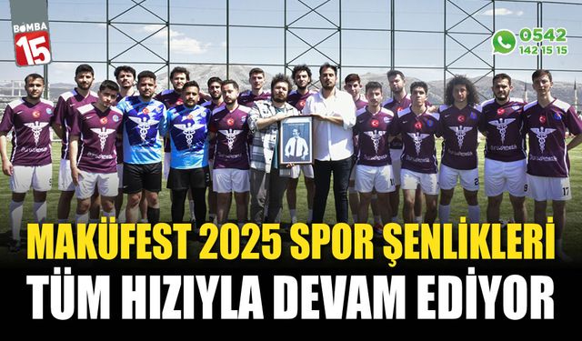 MAKÜFEST 2025 spor şenlikleri tüm hızıyla devam ediyor