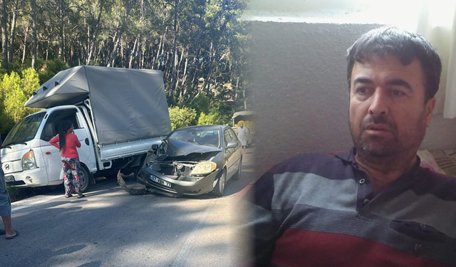 Antalya'da kamyonete çarpan otomobil sürücüsü hayatını kaybetti