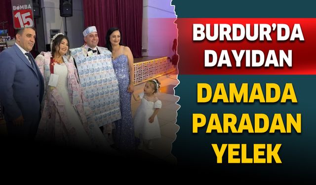 Burdur'da damada takılan para büyük ilgi topladı.