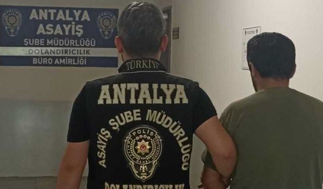 Bu da Antalya'nın kara kalem dolandırıcısı