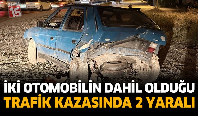 Afyonkarahisar’da İki Otomobil Çarpıştı: 2 Yaralı