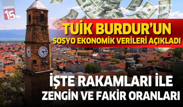 Burdur'un sosyoekonomik seviyesi açıklandı