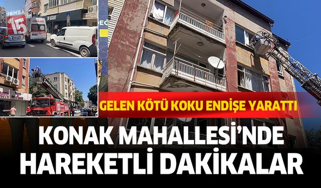 Burdur'da apartmandan gelen kötü koku ekipleri harekete geçirdi