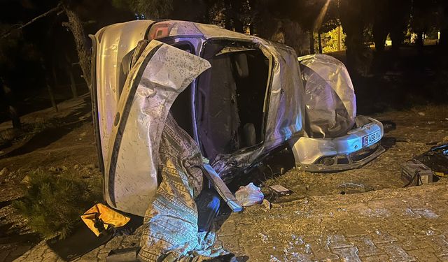 Burdur NATO Yolu’nda Feci Kaza!