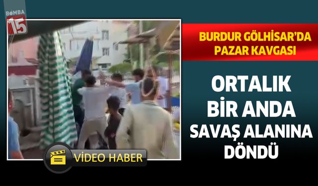 Gölhisar Pazar Yerinde Korkutan Kavga: 1 Yaralı, 3 Gözaltı