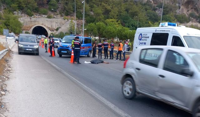 Antalya’da motosiklet kazası: 1 ölü