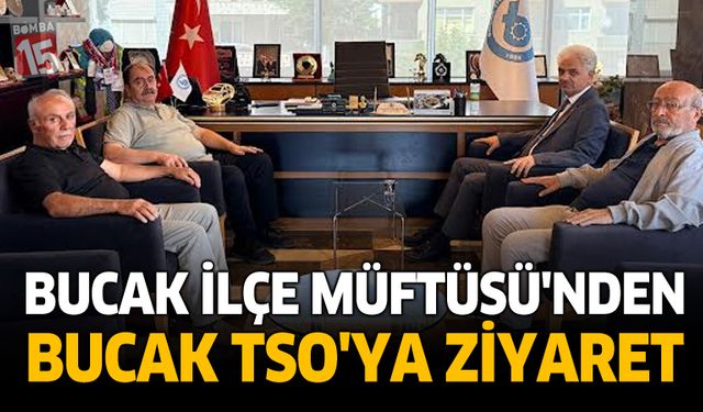 Bucak İlçe Müftüsü’nden Bucak TSO’ya Ziyaret