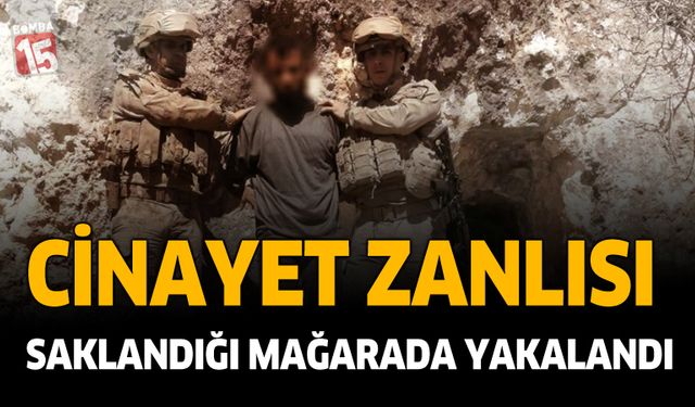 Cinayet Zanlısı Saklandığı Mağarada Yakalandı