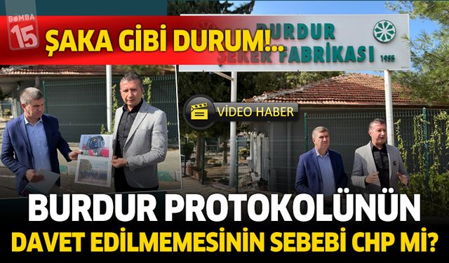 Burdur Şeker Fabrikası kampanya döneminde protokol krizi