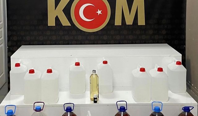 Isparta’da kaçak alkol operasyonu: 69 litre sahte içki ele geçirildi