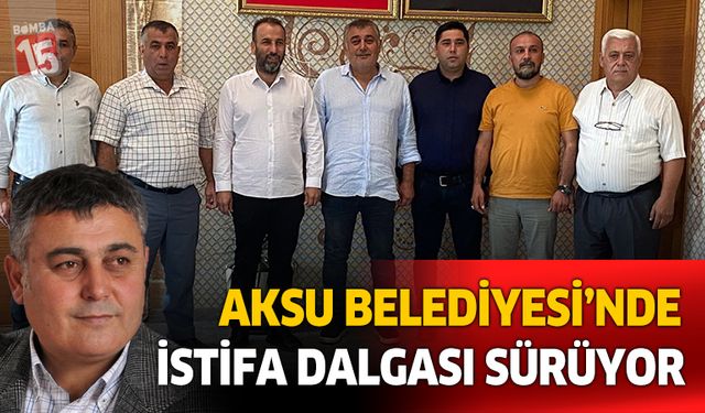 Antalya Aksu’da 7 belediye meclis üyesi CHP’den istifa ettiğini açıkladı