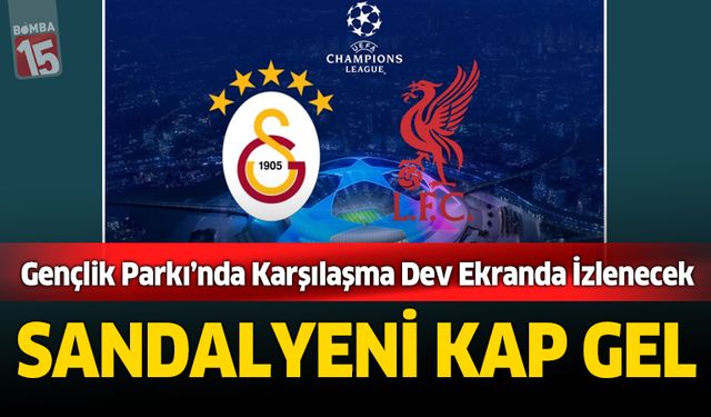 Burdur Belediyesi Galatasaray – Liverpool maçı için dev ekran kuracak