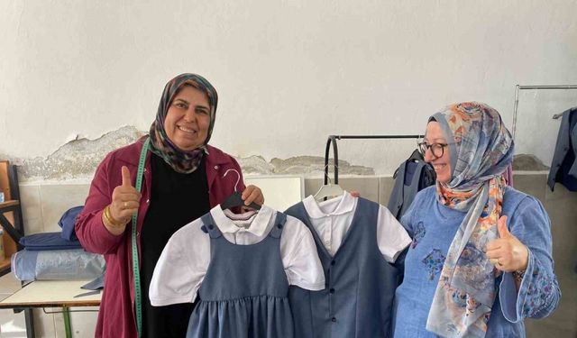 Okul üniforması ücreti derdini sona erdiren proje