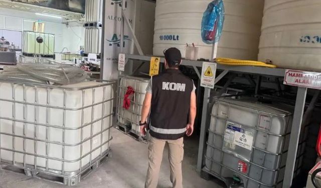 Antalya’da kaçak alkol operasyonu: 14 bin 884 litre kaçak alkol ele geçirildi