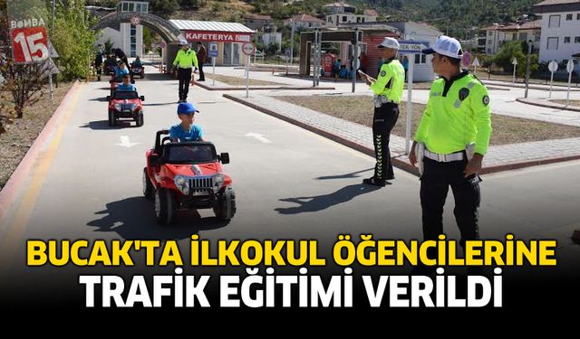 Bucak’ta İlkokul Öğrencilerine Trafik Eğitimi Verildi