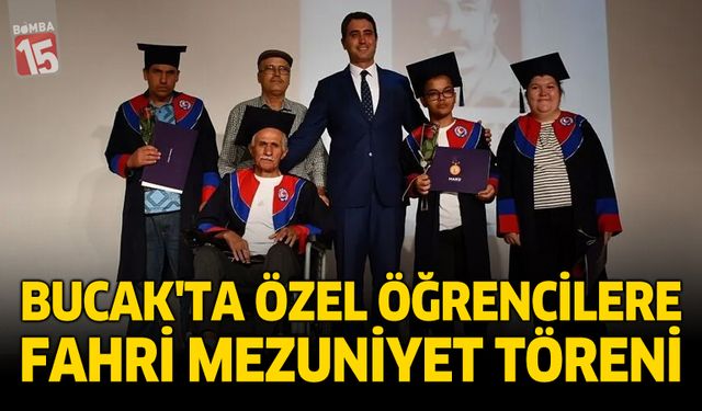 Bucak’ta Özel Öğrencilere Fahri Mezuniyet Töreni