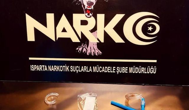 Isparta’da Narkoalan uygulamasında uyuşturucu madde ele geçirildi