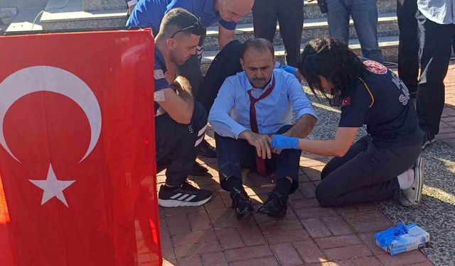 Muhtarlar Günü’nde kürsüde konuşan muhtar baygınlık geçirdi