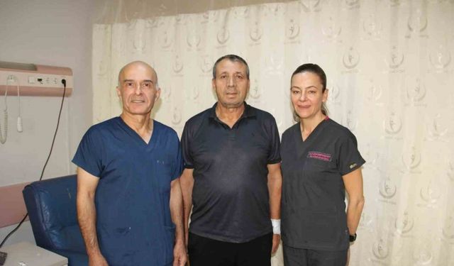 Devlet Hastanesi’nde bir ilk, aort damarı kapalı yöntemle tedavi edildi